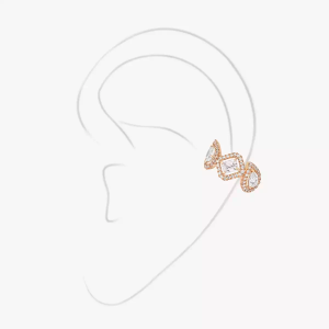 Mono_Clip_Milieu_My_Twin_0,10_ct__3 Pink Gold Diamond Earring