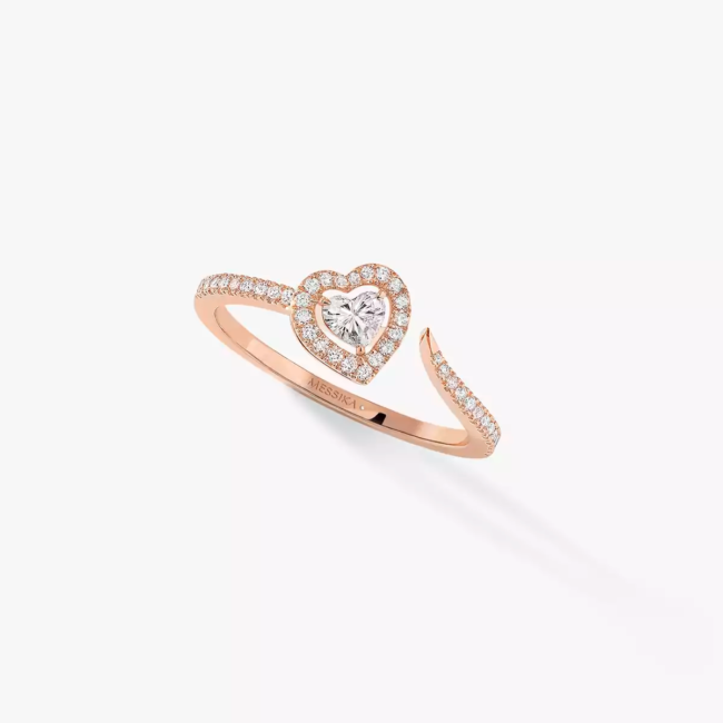Joy heart-cut solitaire ring