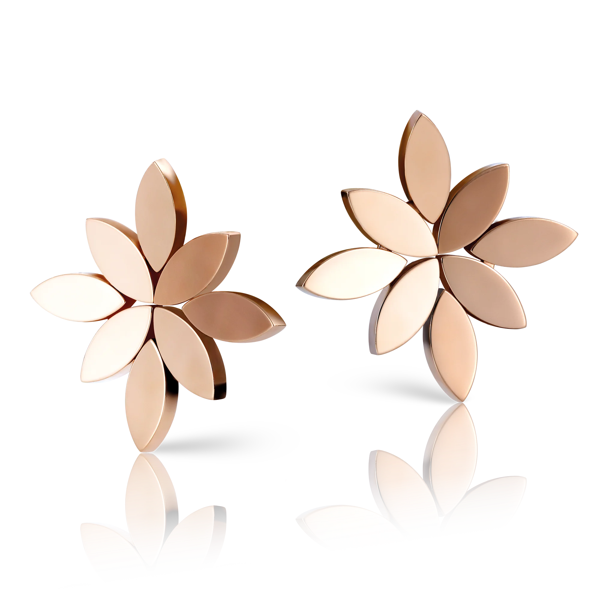 Ghirlanda Luce di Loto Earrings Rose Gold